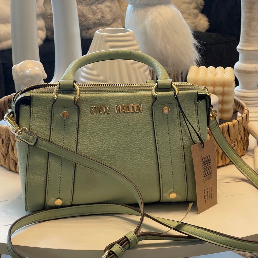 STEVE MADDEN BJessie Crossbody Bag In Green - Picture 2 of 12